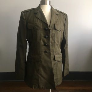 Vintage Military Marine Corps Wool Jacket 37S S/M